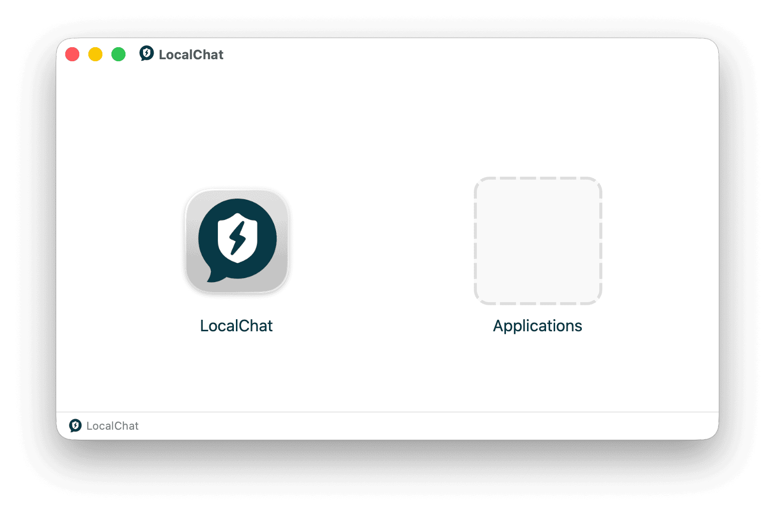 Drag LocalChat to Applications
