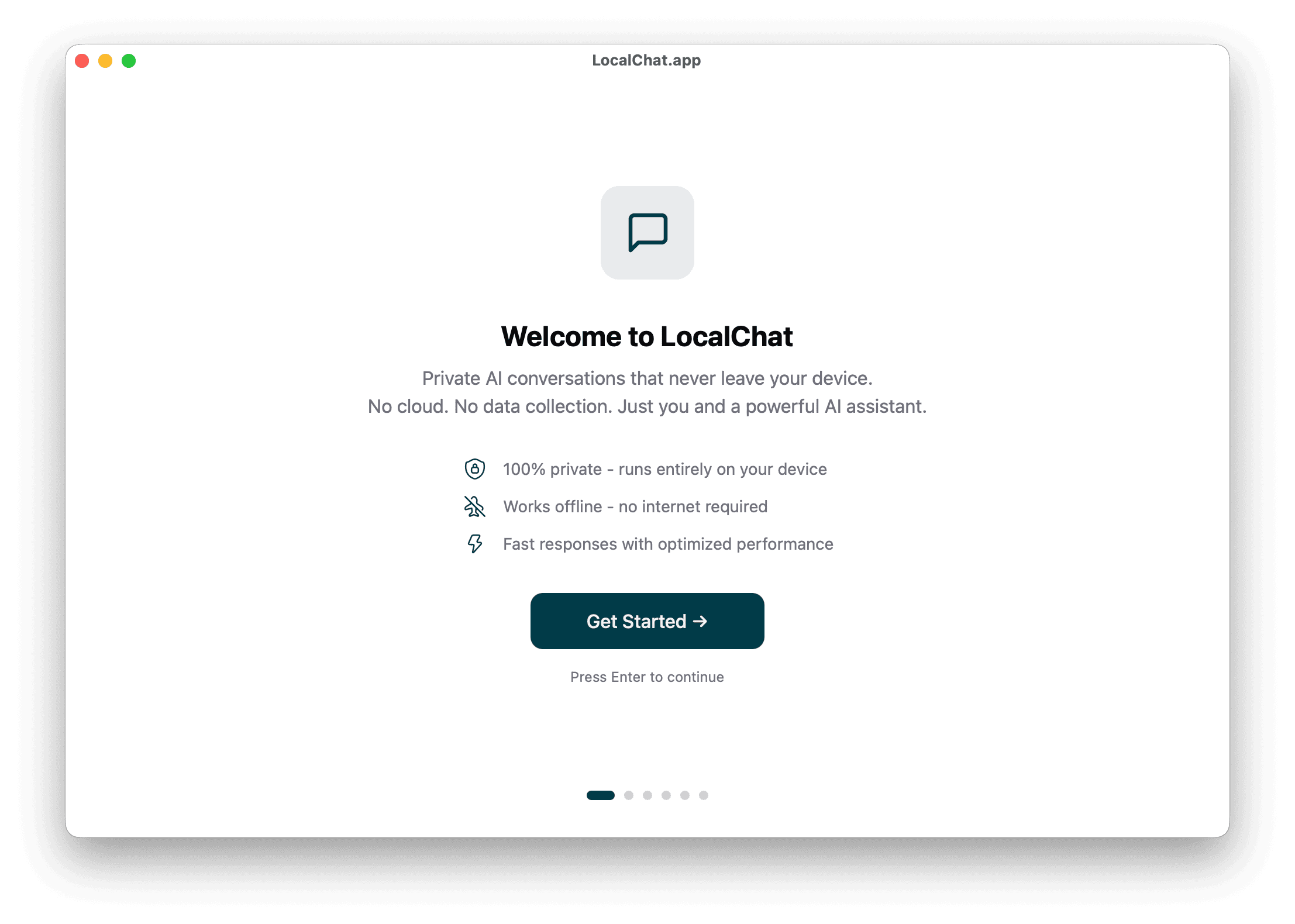 Welcome to LocalChat