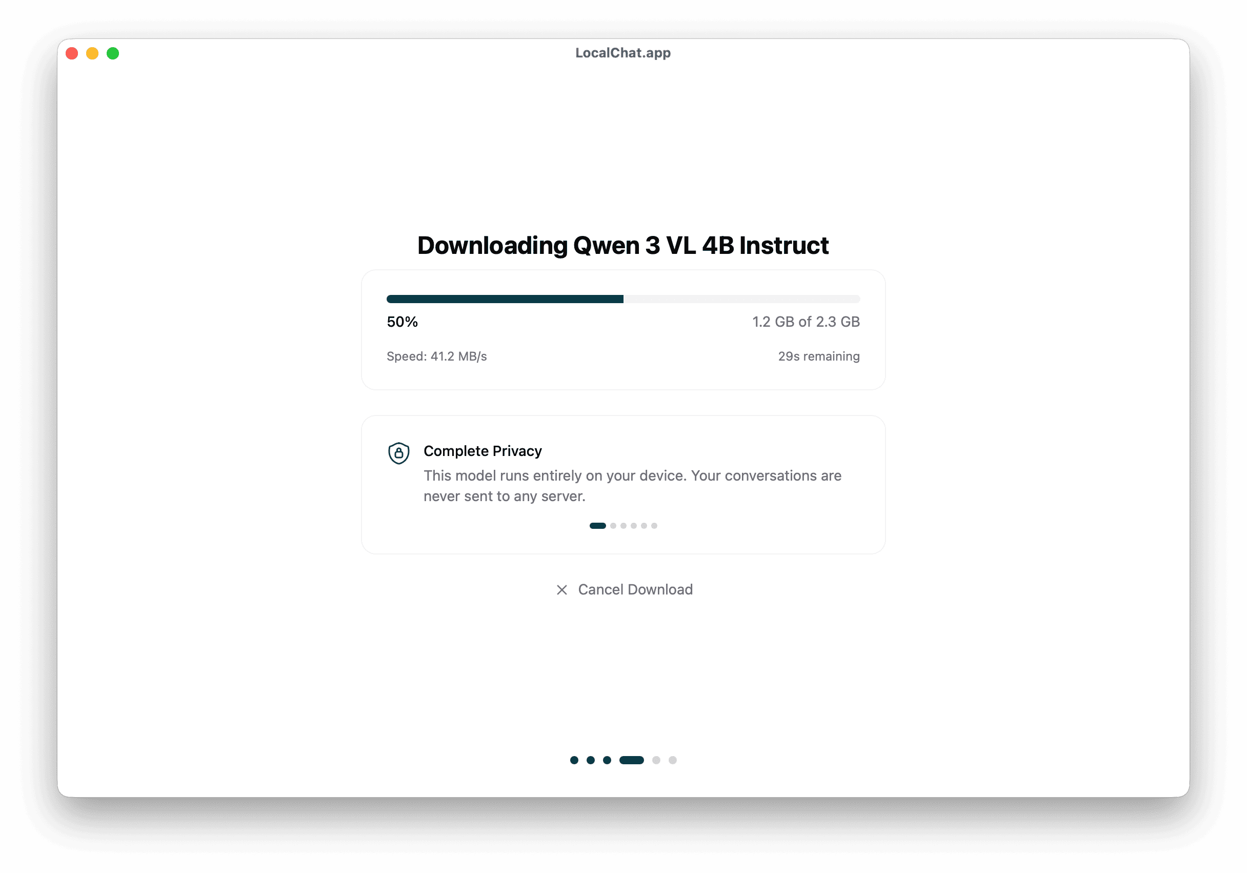 Model downloading